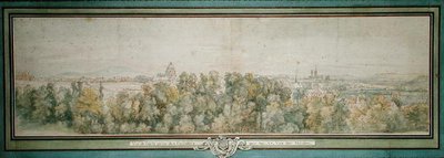 Näkymä Pariisiin Gobelinsin työpajasta (wc paperille) tekijältä Adam Frans van der Meulen