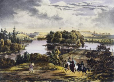Näkymä Izhoralle, 1833 tekijältä Adam Tirpeune