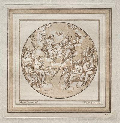 Kolminaisuus, 1782. tekijältä Adam von Bartsch