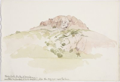 Rock-idoli" Cerro de los Riscos, Guadalupen takana, Meksikon laakso, Meksiko tekijältä Adela Breton