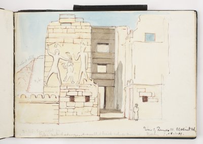 Sketchbook of Watercolours, Drawings and Notes, Meksiko, 1896-1898 (akvarelli) tekijältä Adela Breton