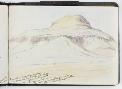 Luonnoskirja vesiväreistä, piirustuksia ja muistiinpanoja, Meksiko, 1896-1898 (akvarelli) tekijältä Adela Breton