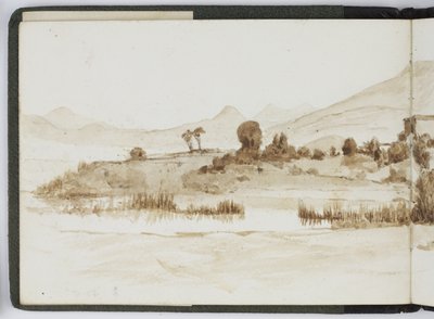 Luonnoskirja vesiväreistä, piirustuksia ja muistiinpanoja, Meksiko, 1896-1898 (akvarelli) tekijältä Adela Breton