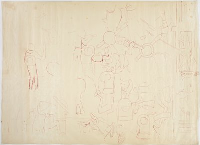Eteläseinä, Jaguaarien ylempi temppeli, Chichen Itza, Meksiko tekijältä Adela Breton