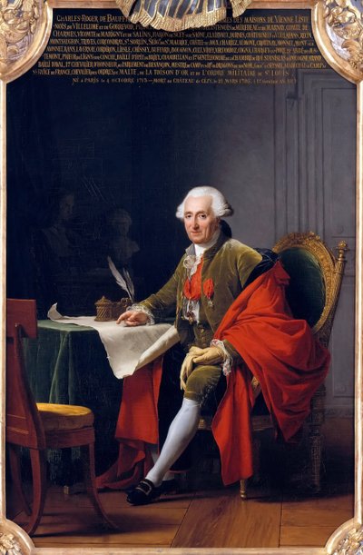 Charles-Roger, Bauffremontin prinssi 1713-1795 tekijältä Adelaide Labille Guiard
