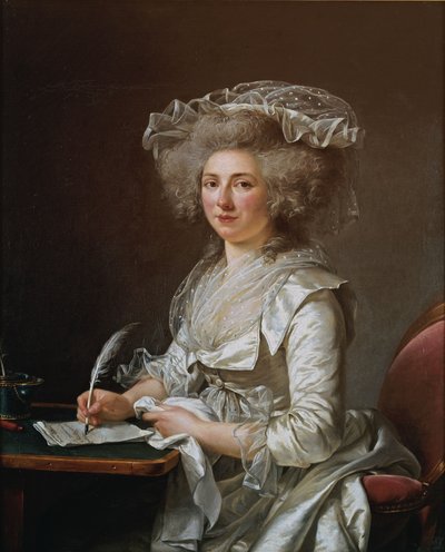 Ranskalainen:  Portrait de femme Naisen muotokuva tekijältä Adelaide Labille Guiard