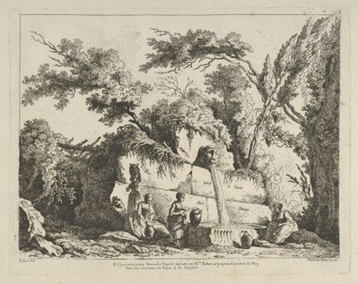Otsikkosivulta Erilaisia ​​luonnosta poimittuja näkymiä... Rooman ympäristössä, 1700-luku. tekijältä Adélaide Allou