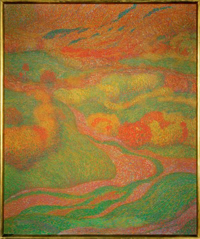 Maisema (öljy kankaalle) tekijältä Adolf Bohm