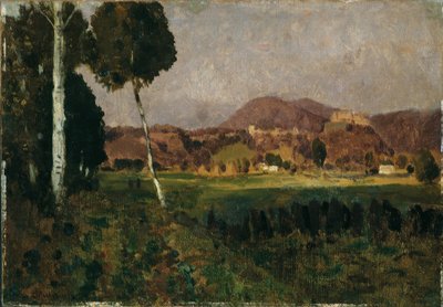 Hohensalzburgin linna Gaisbergin kanssa tekijältä Adolf Gustav Ditscheiner