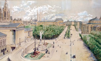 Wienin parlamentti ja Ringstrasse Adolf Hitlerin toimesta tekijältä Adolf Hitler