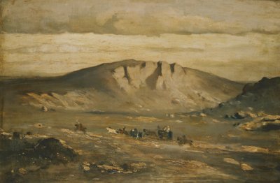 Yksinäinen maisema (Talonpoikien häät) tekijältä Adolf Kosárek