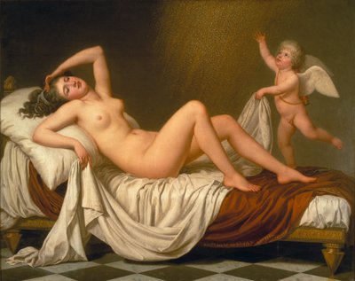 Danaë ja kultasuihku, 1787 tekijältä Adolf Ulrich Wertmuller