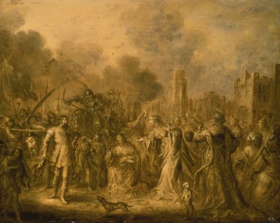 Huonekalut ja erilaiset esineet 1100- ja 1300-luvuilta tekijältä Adolf van der Venne