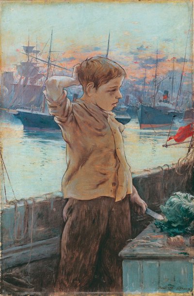 ""Le mousse"" (laivan poika) Peinture d