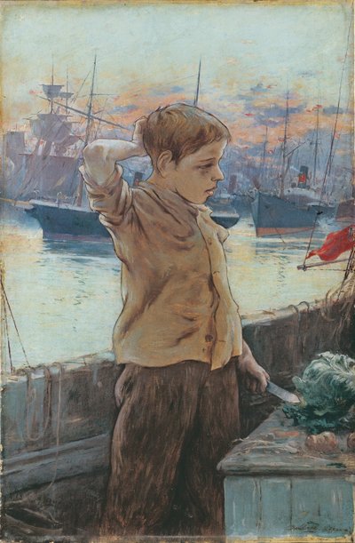 Laivapoika, 1887 tekijältä Adolfo Guiard y Larrauri
