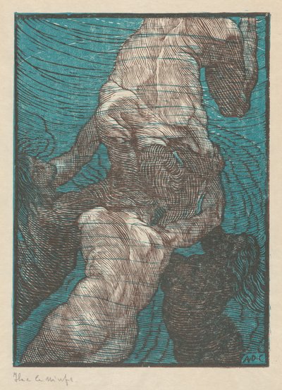 Ila e le ninfe (Hylas ja nymfit) tekijältä Adolfo de Carolis