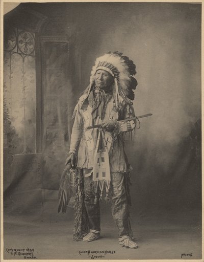 [Päällikkö American Horse, Oceti Sakowin Oyate]
 tekijältä Adolph F. Muhr
