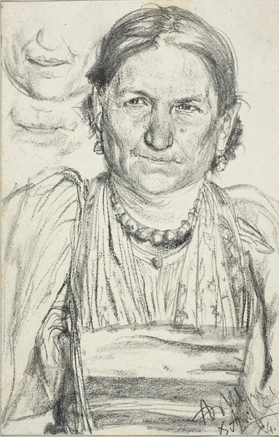 Talonpojan muotokuva tekijältä Adolph Menzel