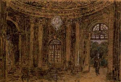 Tutkimus "Concert in Sanssouci" varten tekijältä Adolph Menzel