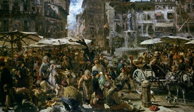 Veronan markkinat tekijältä Adolph Menzel