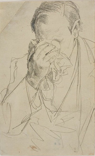 Itkevä mies tekijältä Adolph Friedrich Erdmann von Menzel