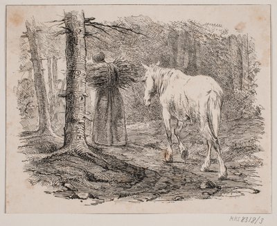 Vaimo ja hevonen tekijältä Johan Adolph Kittendorff