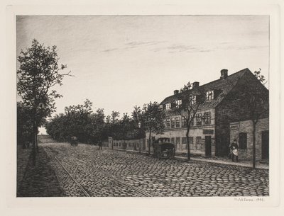 Katujuhlat Kööpenhaminan laitamilla tekijältä Adolph Larsen