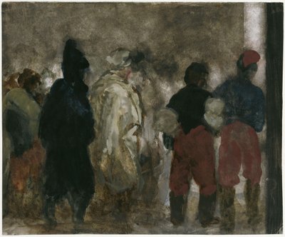 Ranskalaisien sotavankien saapuminen Berliiniin yöllä tekijältä Adolph Menzel