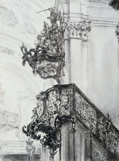 Arkkitehtoninen tutkimus, 1830-1905 tekijältä Adolph Menzel