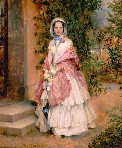 Clara Ilgner (myöhemmin rouva Schmidt von Knobelsdorff) tekijältä Adolph Menzel