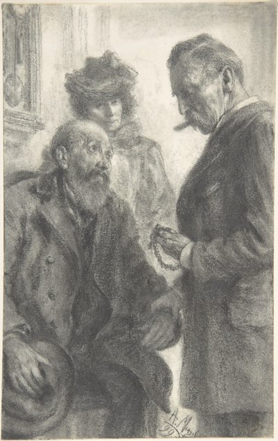 Lääkäri ja potilas tekijältä Adolph Menzel