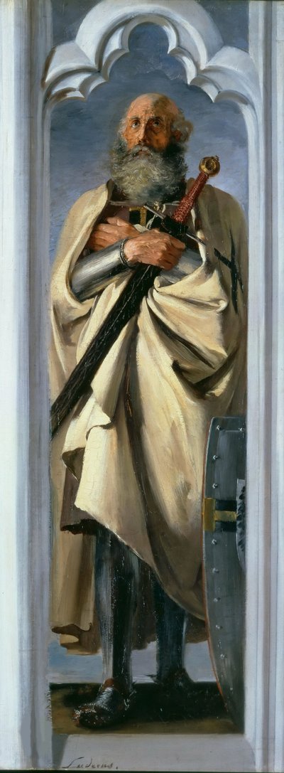 Luther Luder Brunswickista, Saksan ritarikunnan suurmestari, 1846. tekijältä Adolph Menzel