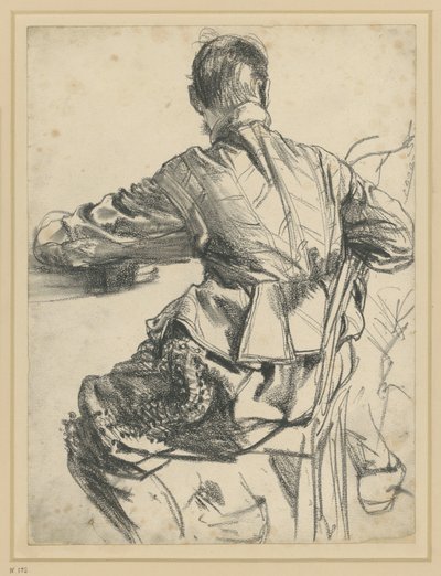 Malli, jolla on Saksin vaaliruhtinas Johann Georg I:n juhlapuku, Historiallinen museo, Dresden tekijältä Adolph Menzel