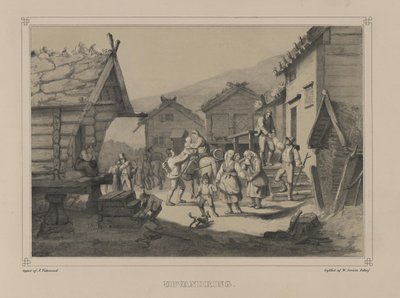 Kuvaus Norge fremstillet ja Tegninger av Asbjørnsen, P.Chr. ja utgitt av Chr. Tønsberg (nro, 1848) tekijältä Adolph Tidemand