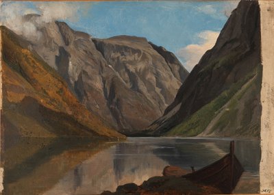 Näkymä Gudvangenista tekijältä Adolph Tidemand
