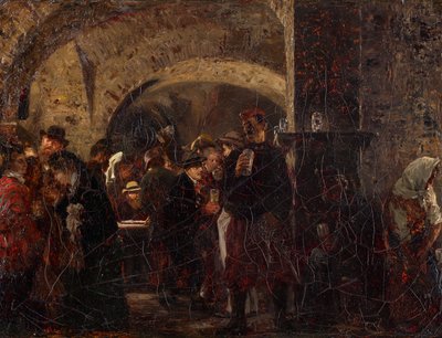 Esterházykeller Wienissä tekijältä Adolph Menzel
