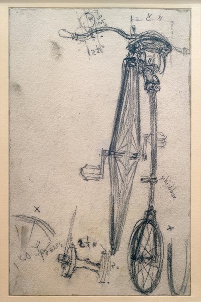 Korkea pyörä, näkymä takaa tekijältä Adolph Menzel