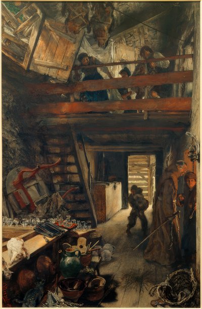 Keittiö Hofgasteinissa tekijältä Adolph Menzel