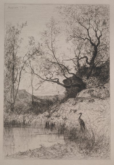 Lampi, 1867. tekijältä Adolphe Appian