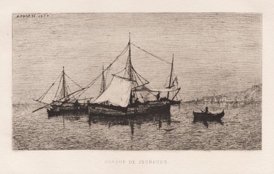 Kalastusvene/rannikon laivavene (Italian rannikko) tekijältä Adolphe Appian