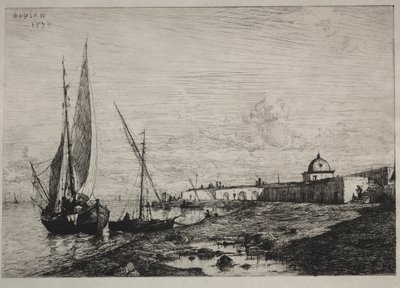 San Remon satama, 1878. tekijältä Adolphe Appian
