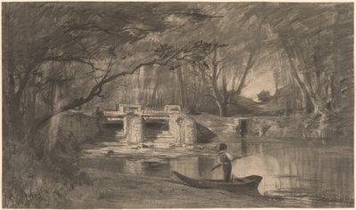 Metsäinen lampi Levaux