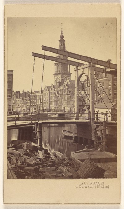 Amsterdam. Quai Raamgracht. tekijältä Adolphe Braun