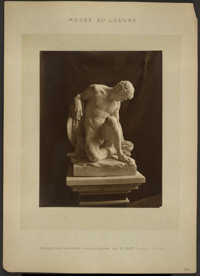 [Julienin teos ”Kuoleva gladiaattori”, Louvren museo] tekijältä Adolphe Braun