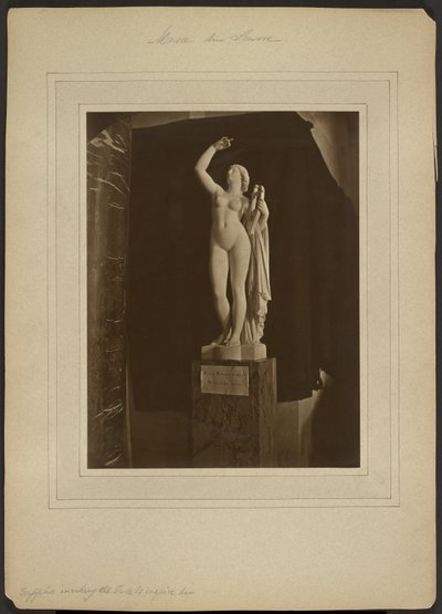[Pradierin maalaus ”Sappho pyytää jumalia antamaan hänelle inspiraatiota” / Louvre-museo] tekijältä Adolphe Braun