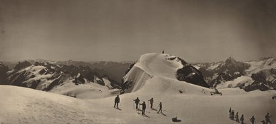 Mont Titlis -huippu, Sveitsi, 1866. tekijältä Adolphe Braun