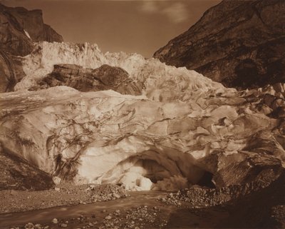 Sveitsi. Grindelwald, Yläjäätikkö, Lutschinen lähde tekijältä Adolphe Braun