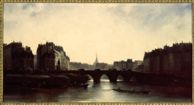 Pont-Neuf ja Ile de la Cité (Ile de la Cité) tekijältä Adolphe Couvelet