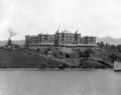 Titchfield Hotel, Port Antonio, Jamaika, 1905. tekijältä Adolphe Duperly and Son