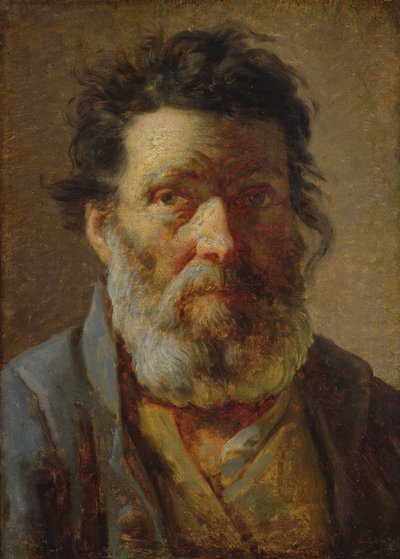 Vanhan miehen pää tekijältä Adolphe Felix Cals
